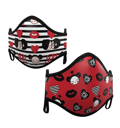 Set 2 Mascarillas Pucca...