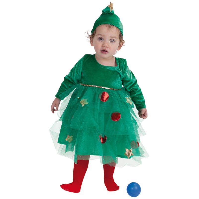 Traje de arbol de navidad para niños cheap