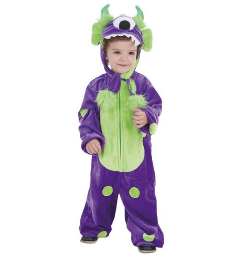 Disfraz  Monster Lila Infantil