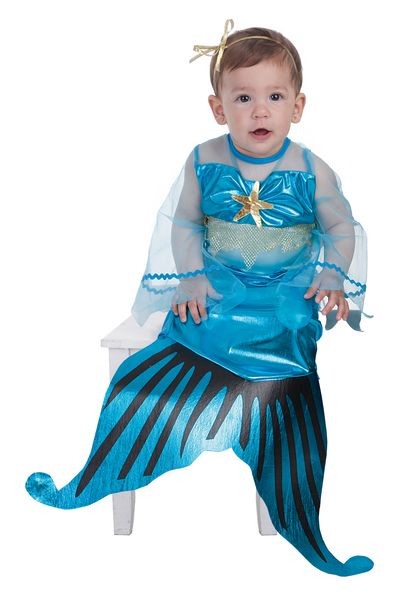 no relacionado Picante Corchete Disfraz de Sirenita Azul para Bebé de 0 a 12 meses - MiDisfraz