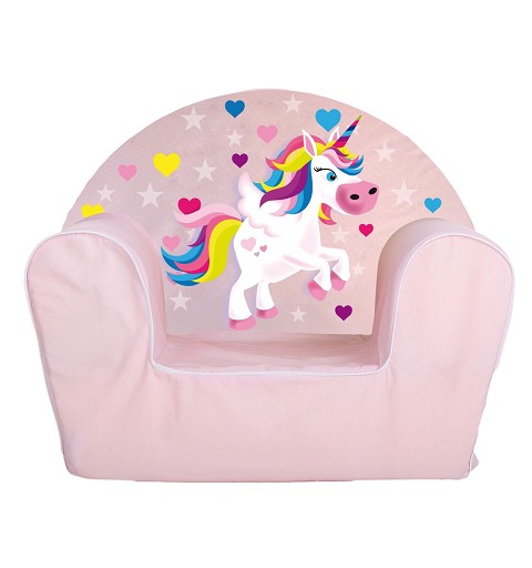 Sillon Infantil Unicornio Rosa