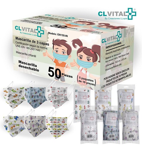 50 Mascarillas Quirúrgicas...