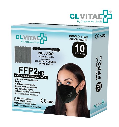 Pack 10 Mascarillas FFP2...