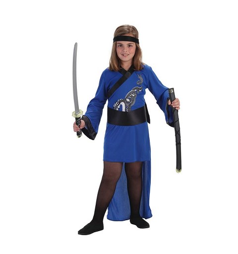 Disfraz Geisha Dragon Azul...