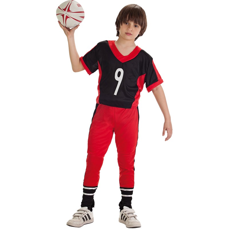Disfraz de Jugador Fútbol Americano Rojo MiDisfraz