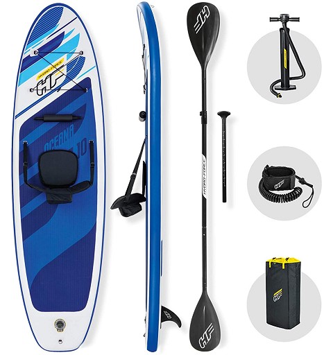 Juego De Tabla De Paddle Surf Hinchable Azul 305x76x15 Cm Vidaxl con  Ofertas en Carrefour