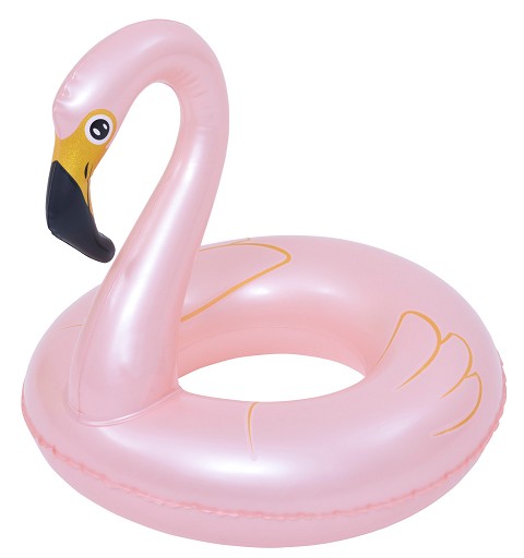 Flamingo Hinchable Rosa-Oro...