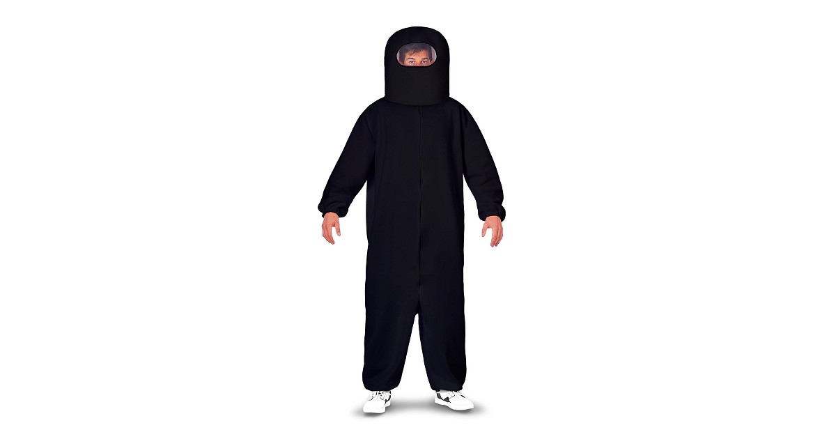 Disfraz de Among Us Impostor Negro para Adulto