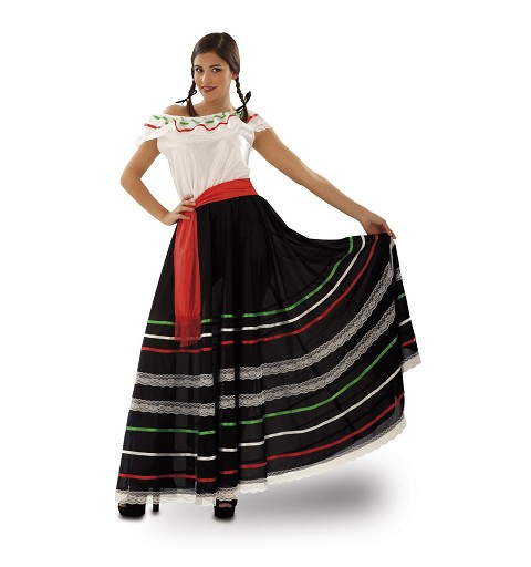 Disfraz de Mexicana Vestido...