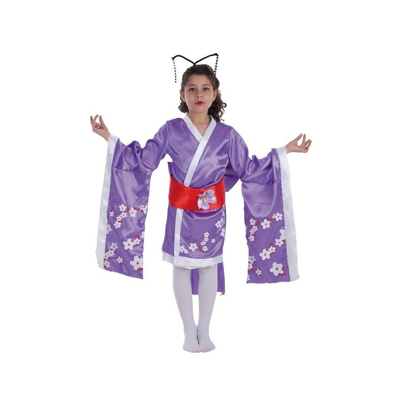 Fantasia Vestido Japones Infantil Auténtico Vestido Kimono Japonés