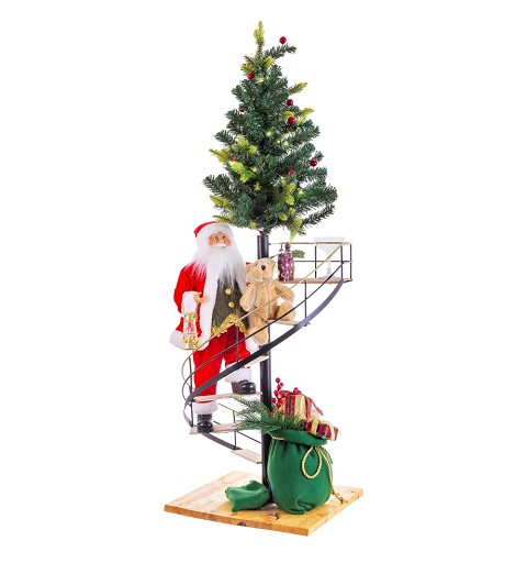 Papa Noel Luz y Música 130 cm