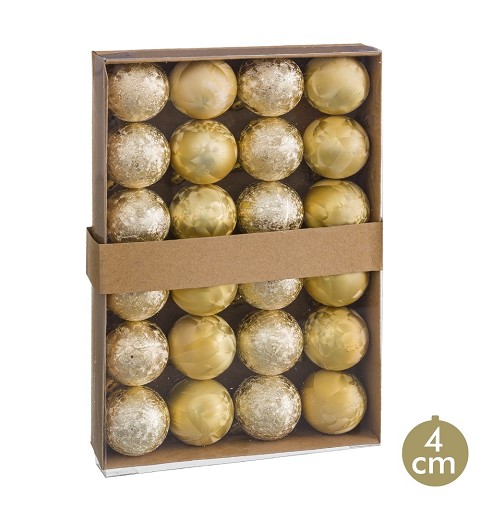 24 Bolas de Navidad Aguas...