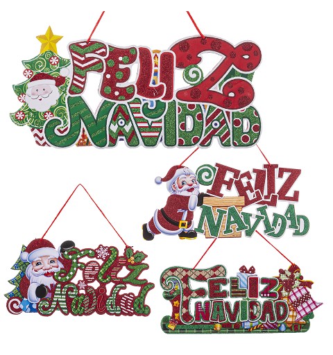 Colgante Feliz Navidad Foam...