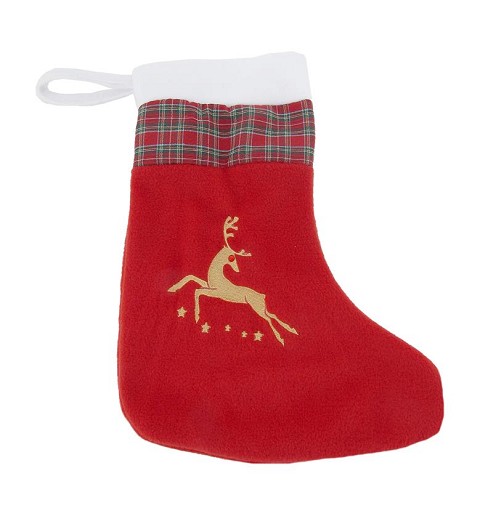 Bota Papá Noel Reno Oro