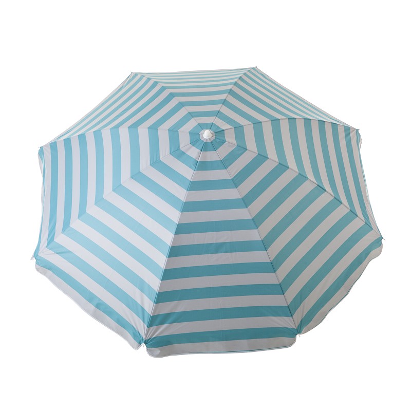 Sombrilla de Playa Rayas Turquesa