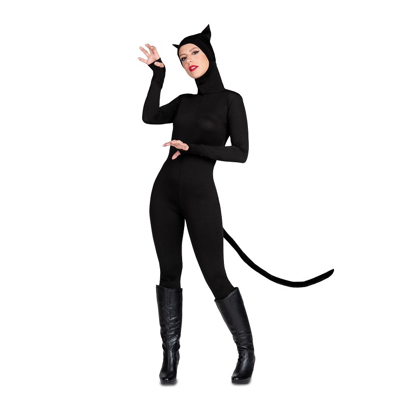 Disfraz de Gata Negra Mujer Disfraz de Gata Negra Mujer