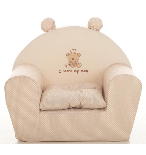 Sillón Osito "I Adore My Mom"
