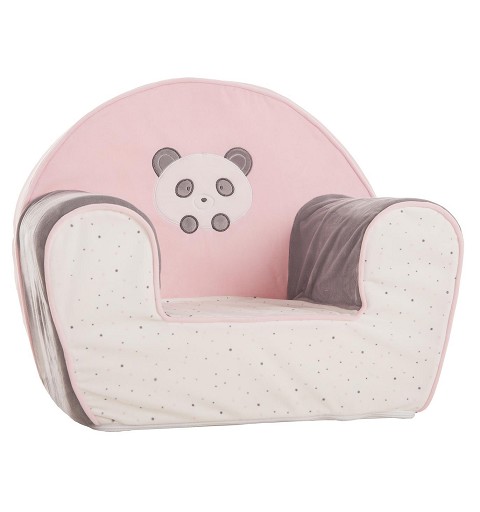 Sillon Oso Panda Rosa