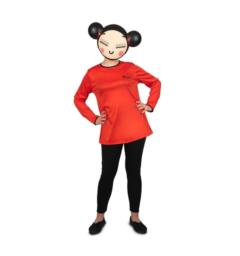 Disfraz de Pucca con Mácara...