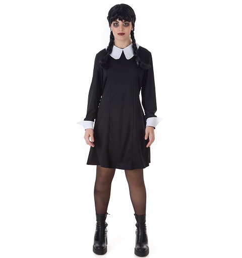 Disfraz de Miércoles Addams...