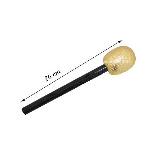 Micrófono 26 CM Dorado