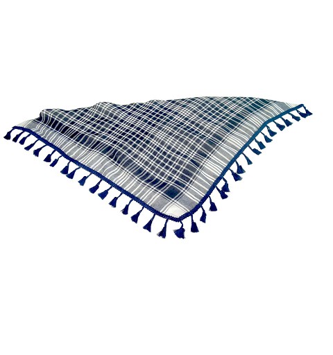 Pañuelo Fallero Borla Azul