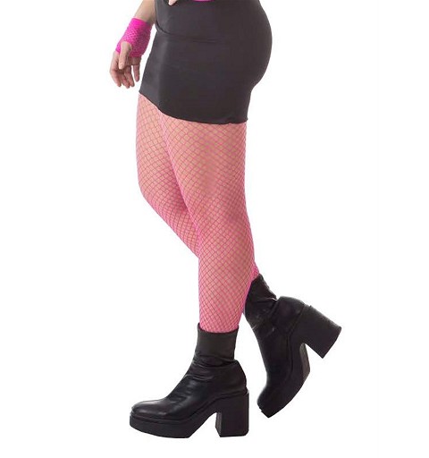 Medias Rejilla Fucsia