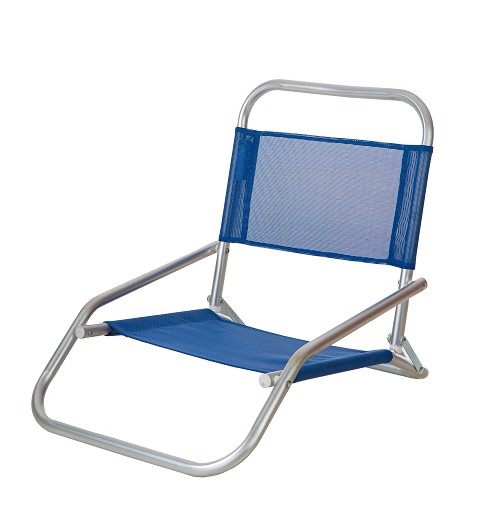 Silla Ras Aluminio Azul