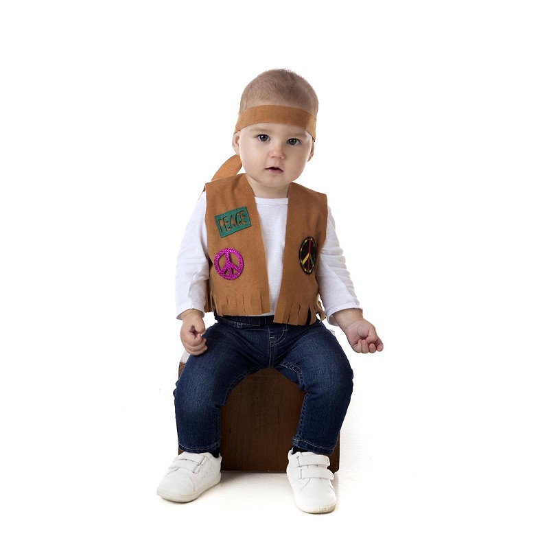 Disfraz de hippie niño online