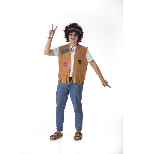 Disfraz de Hippie Chaleco...