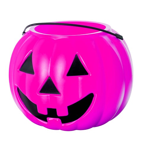 Cubo de Calabaza Grande Fucsia