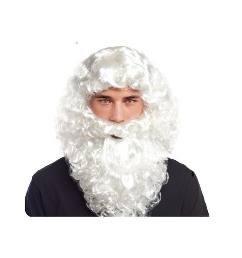 Peluca y Barba de Papá Noel...