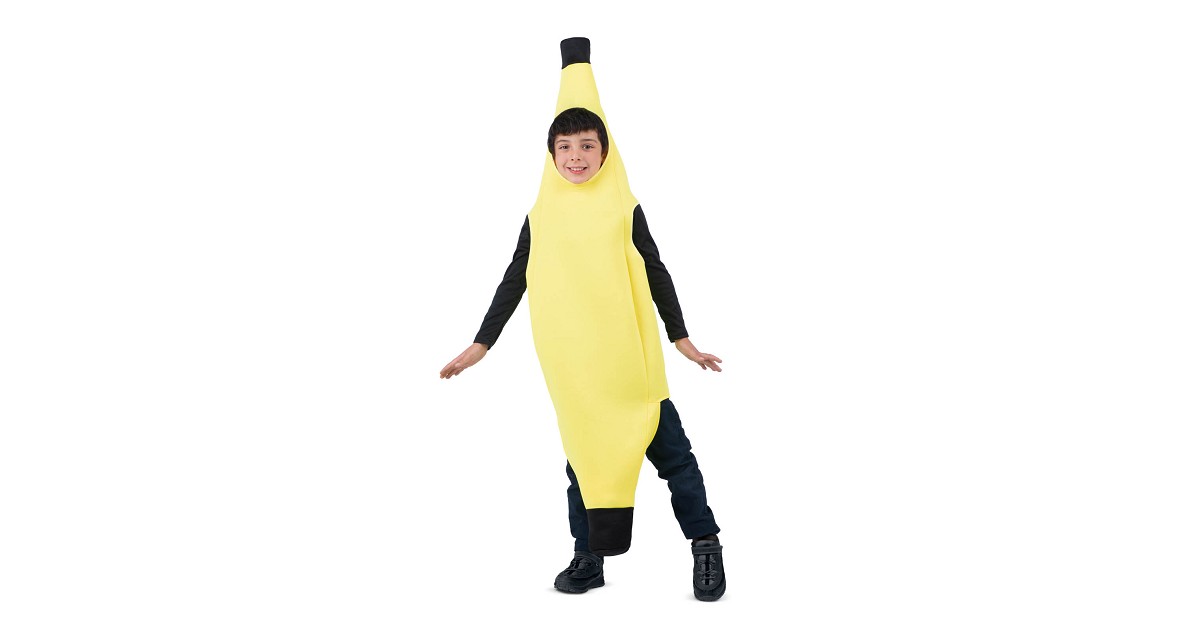 Disfraz de Plátano para Niños y Niñas