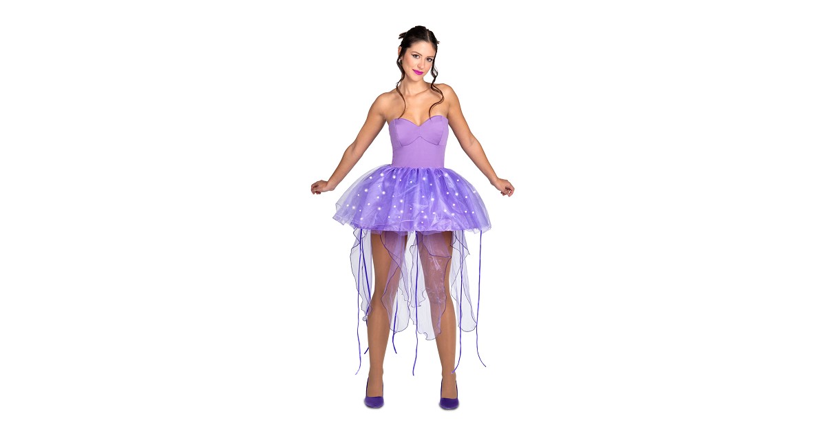 Disfraz de Medusa Fucsia para Mujer