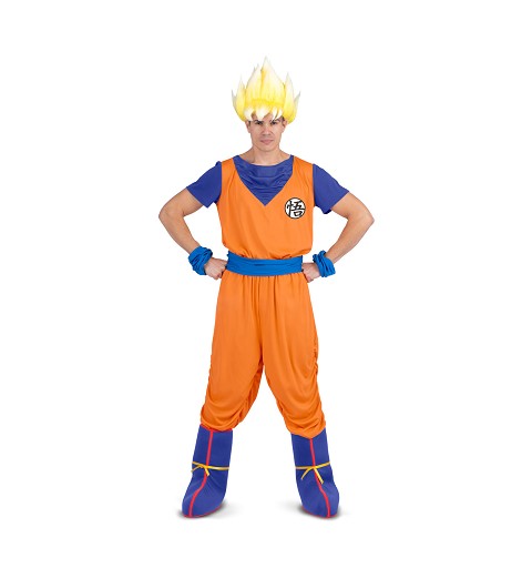 Disfraz de Goku para Adultos (sin peluca)