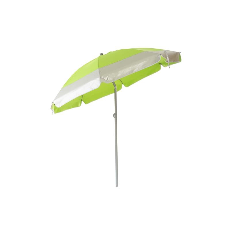 Sombrilla Playa Acero / Poliester ? 160 Cm. Naranja . Varillas