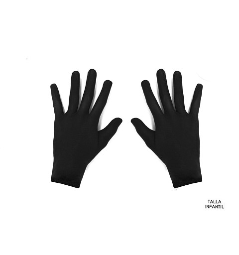 Guantes Cortos Negros...