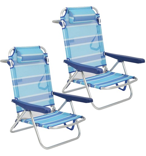 Pack 2 Sillas de Playa Baja...