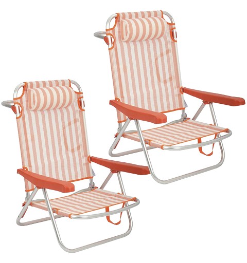 Pack 2 Sillas de Playa Baja...