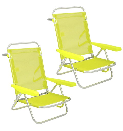 Pack 2 Sillas de Playa Baja...