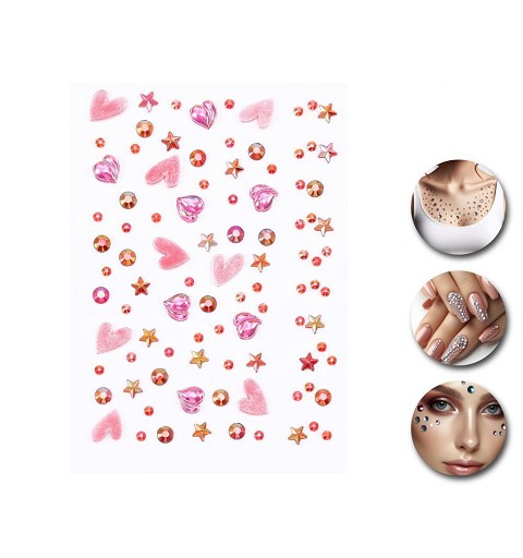 Sticker de Uñas/Cara/Cuerpo...