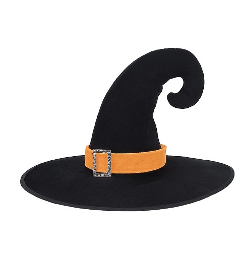 Gorro Bruja Terciopelo Curva