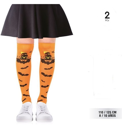 Medias Naranja Halloween...