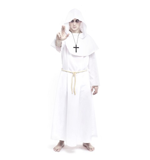 Disfraz de Monje Blanco Adulto