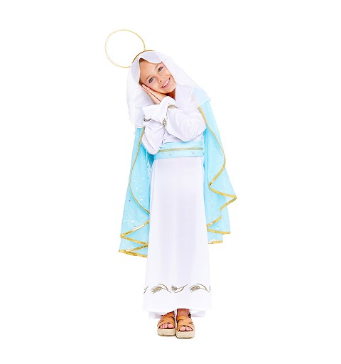 Disfraz de Virgen María...