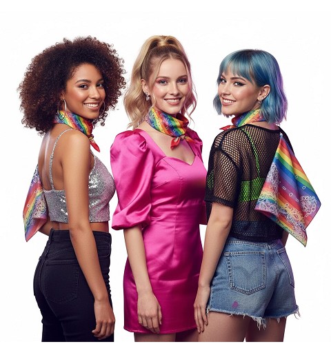 Pañuelo Arco Iris 53 x 53