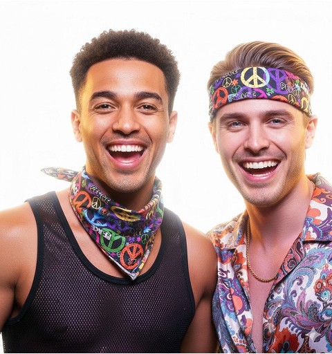 Pañuelo Estampado Peace &...