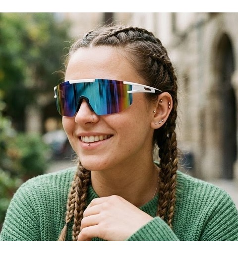 Gafas Sol Irisadas/Blanco...