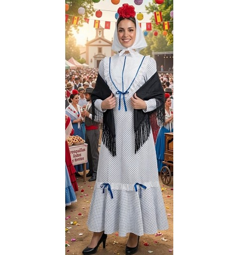 Vestido de Chulapa Azul...
