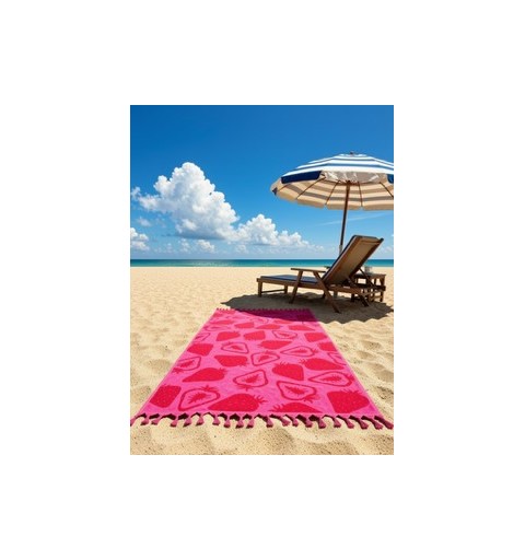 Toalla Pareo Egipcio Fresas...